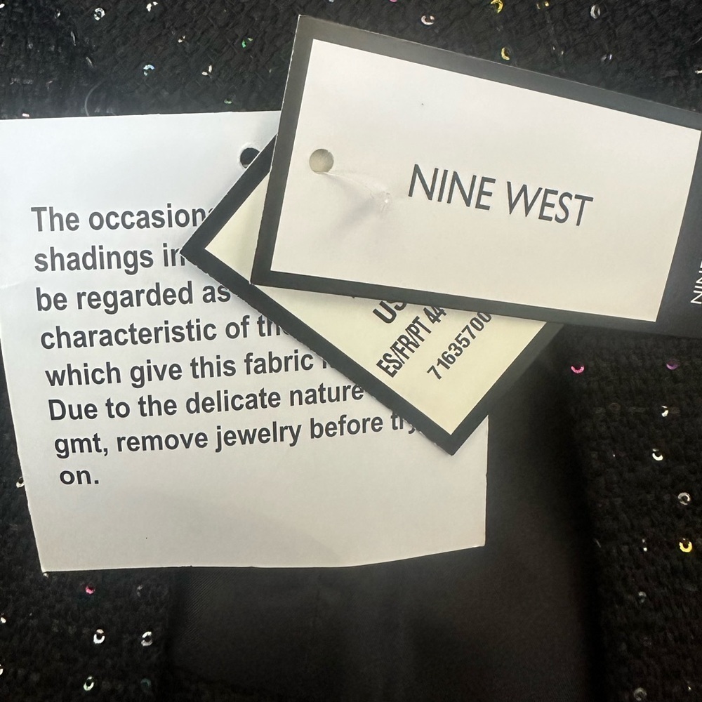 Nine West Textured Black Blazer - Picture 9 of 9